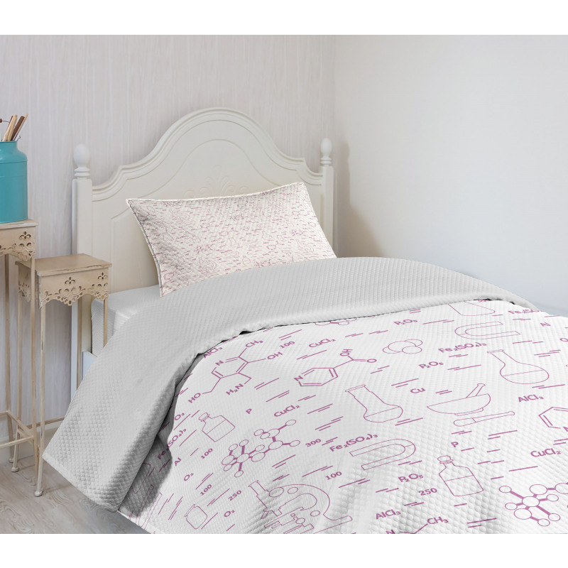 Scientific Signs and Bedspread Set