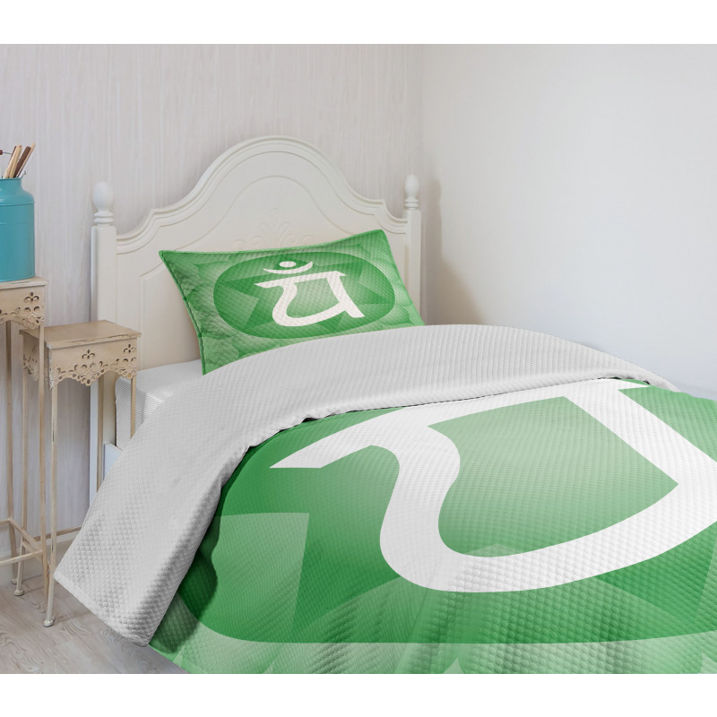 Eastern Chakra Motif Bedspread Set