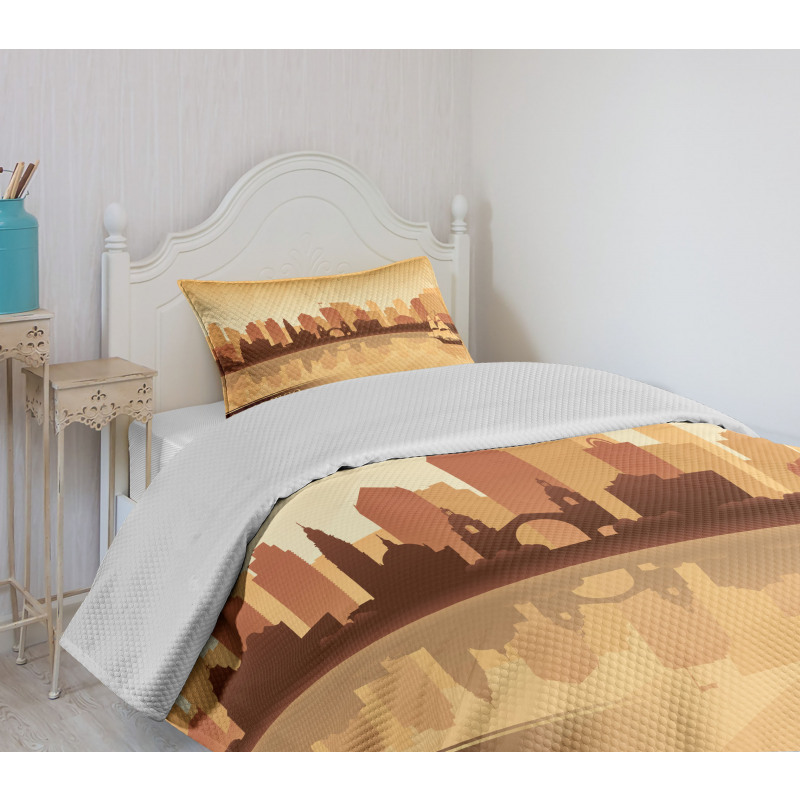 Sailing Ship Design Bedspread Set