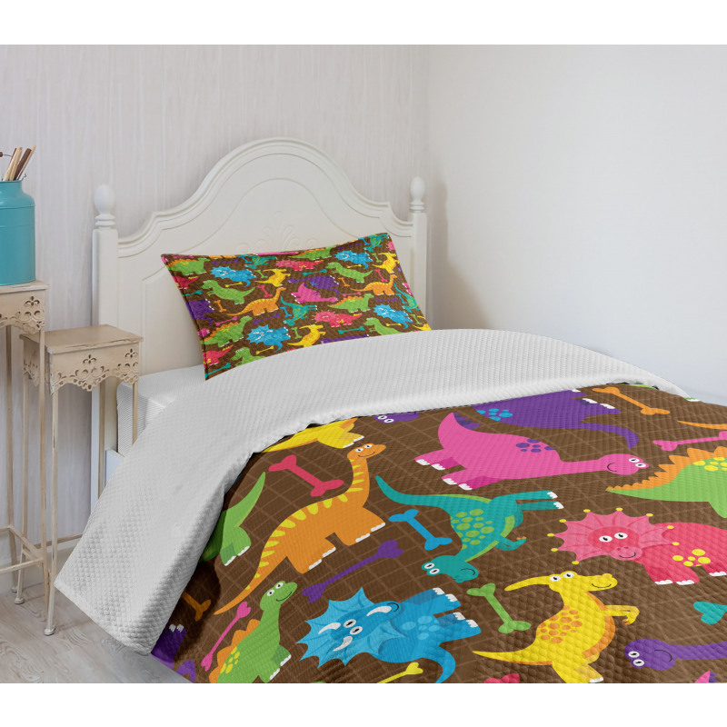 Baby Wild Dinos Kids Bedspread Set