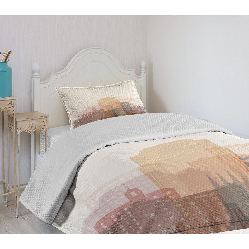 Colorado Springs Skyline Bedspread Set