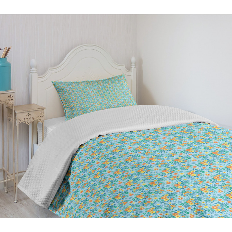 Blossoming Daisy Rural Field Bedspread Set