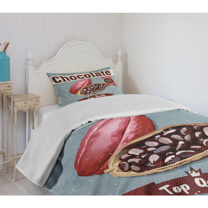 Best Choice Chocolate Retro Bedspread Set