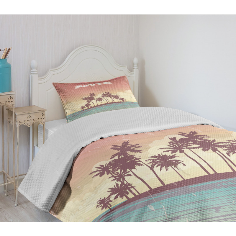 Best Summer Calligraphy Bedspread Set