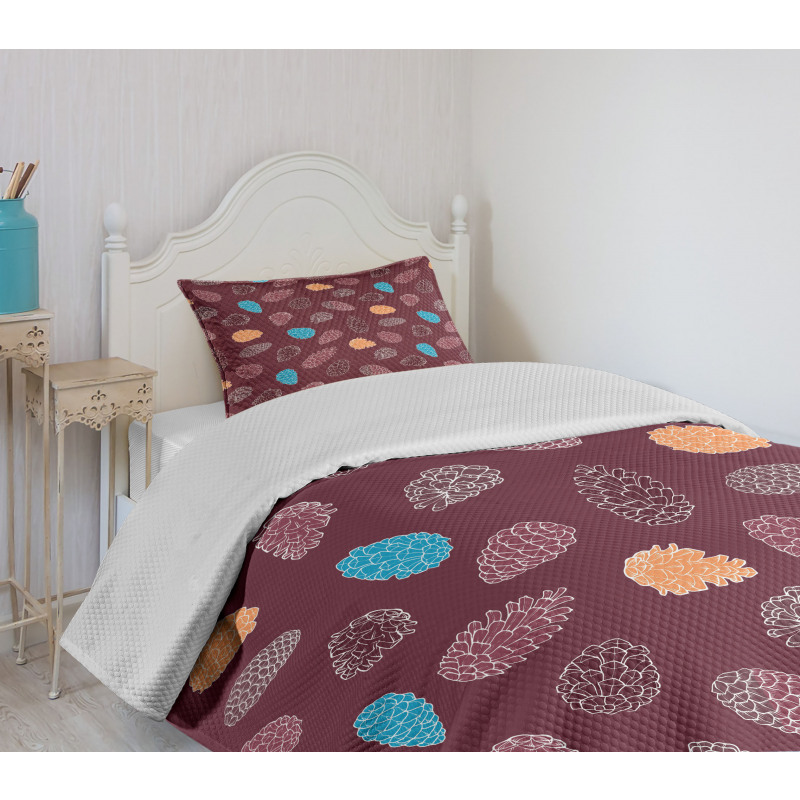 Retro Woodland Creative Bedspread Set