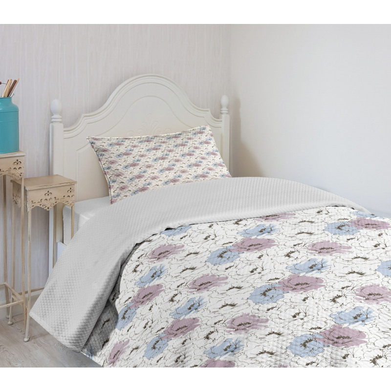 Nostalgic Watercolors Bedspread Set