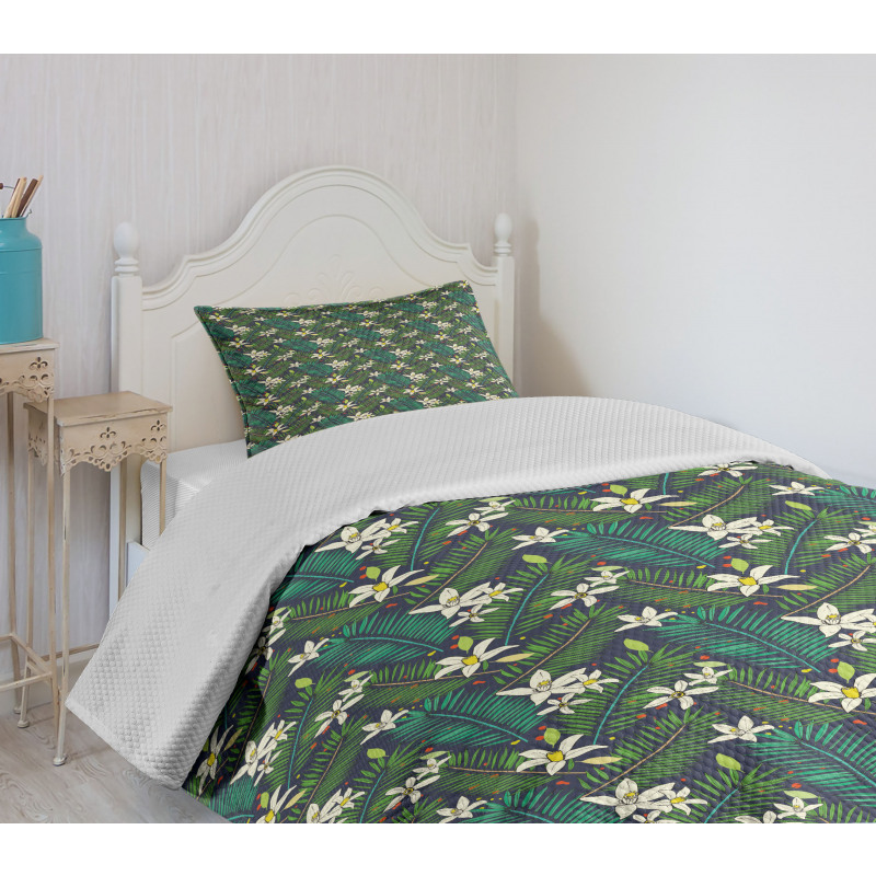 Hawaii Flora Exotic Petals Bedspread Set