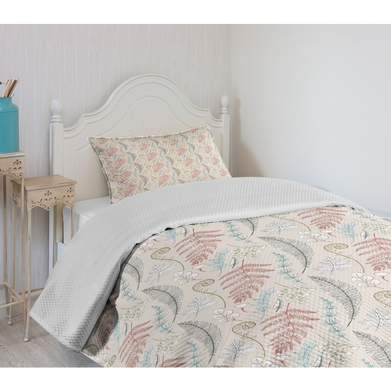 Simplistic Nature Elements Bedspread Set