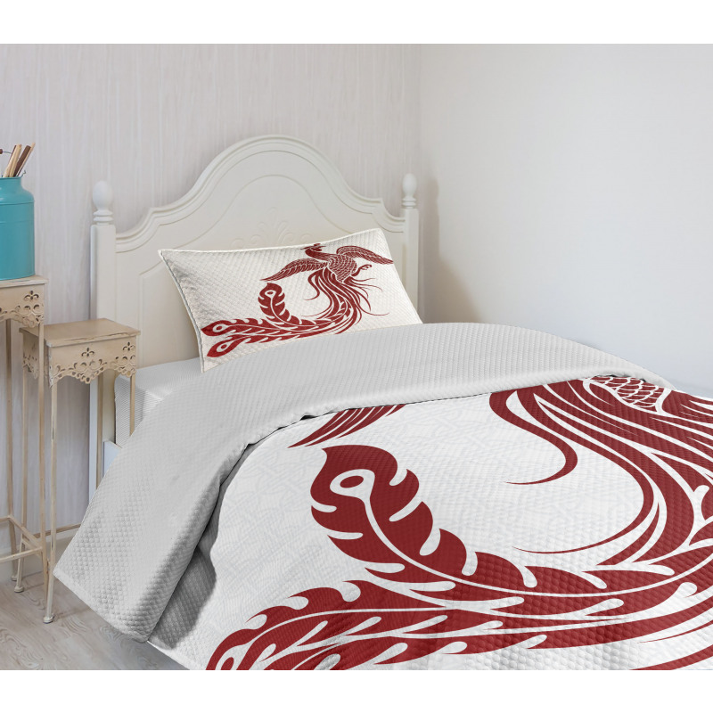 Traditional Chinese Bird Bedspread Set