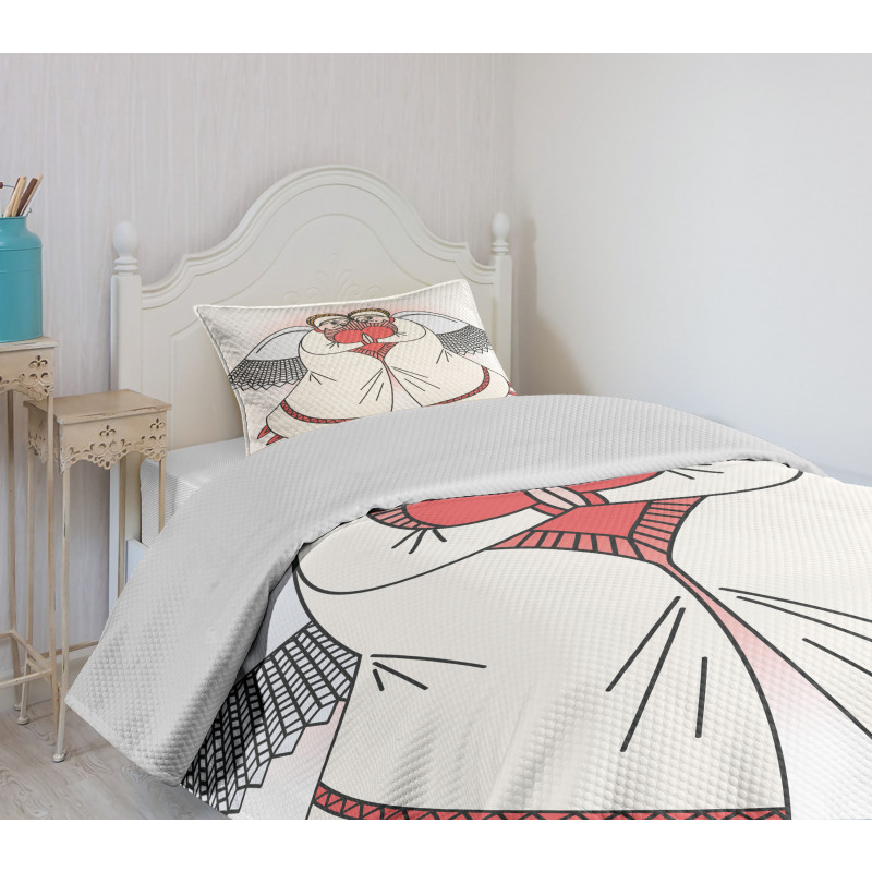 Themed Artwork Bedspread Set