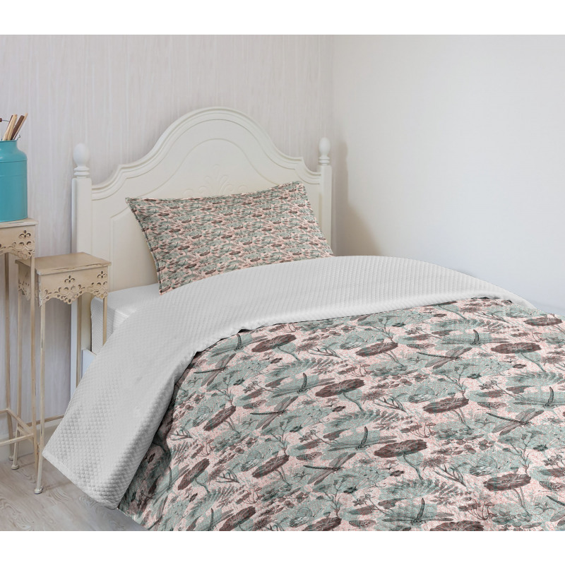 Blossoms and Dragonflies Bedspread Set