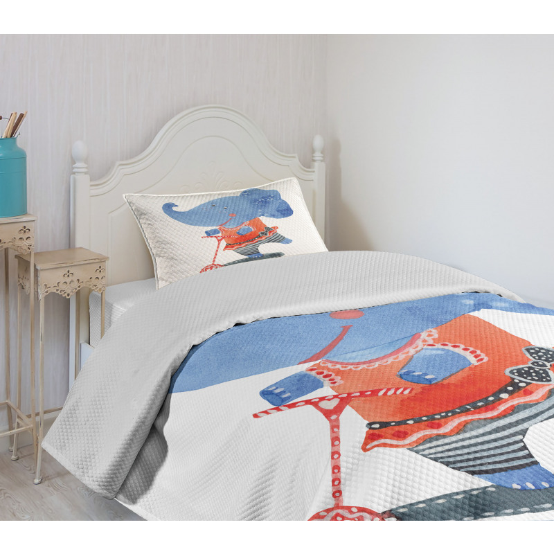 Animal Scooter Bedspread Set