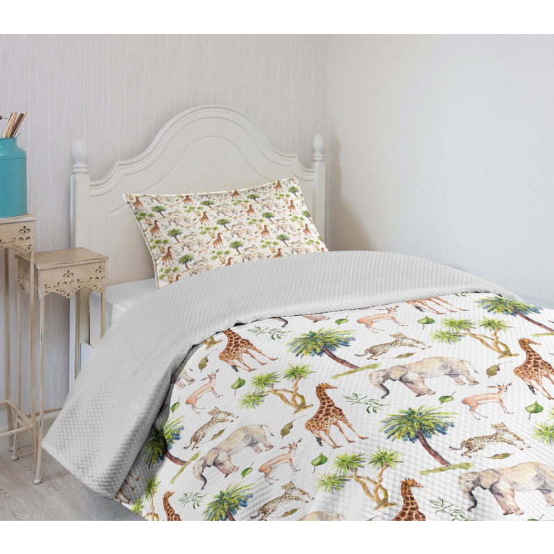 Giraffe Safari Bedspread Set