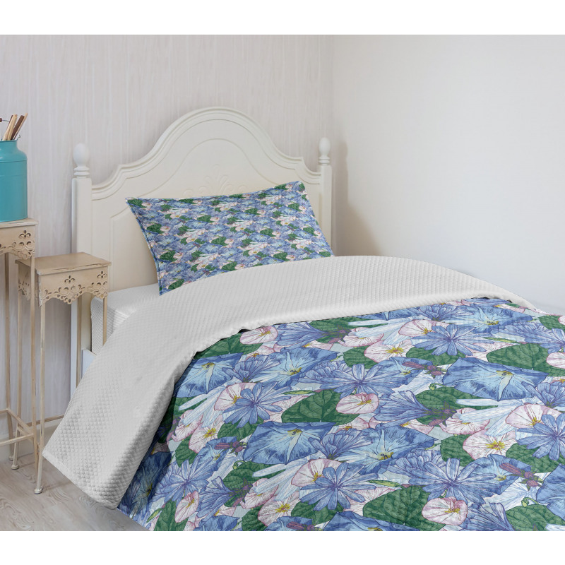 Repeating Exotic Botany Bedspread Set