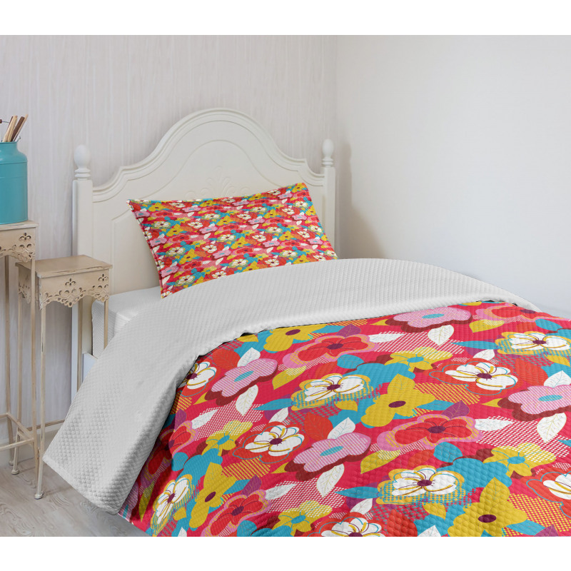 Abstract Design Garden Art Bedspread Set