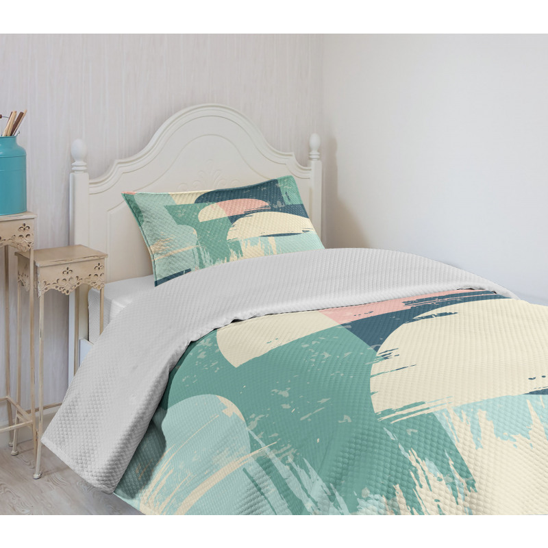 Modern Style Abstraction Bedspread Set