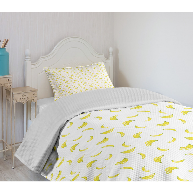 Tropical Fruit Exotic Food Bedspread Set