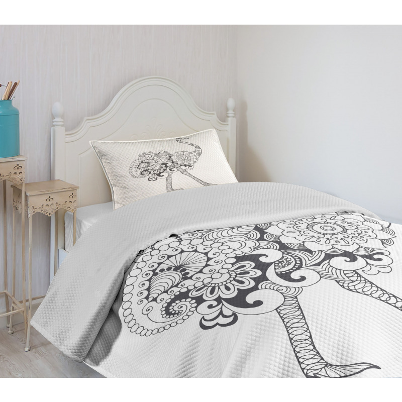 Bohemian Artwork Bedspread Set