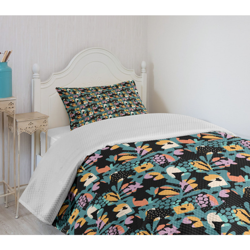 Modern Art Design Colorful Bedspread Set