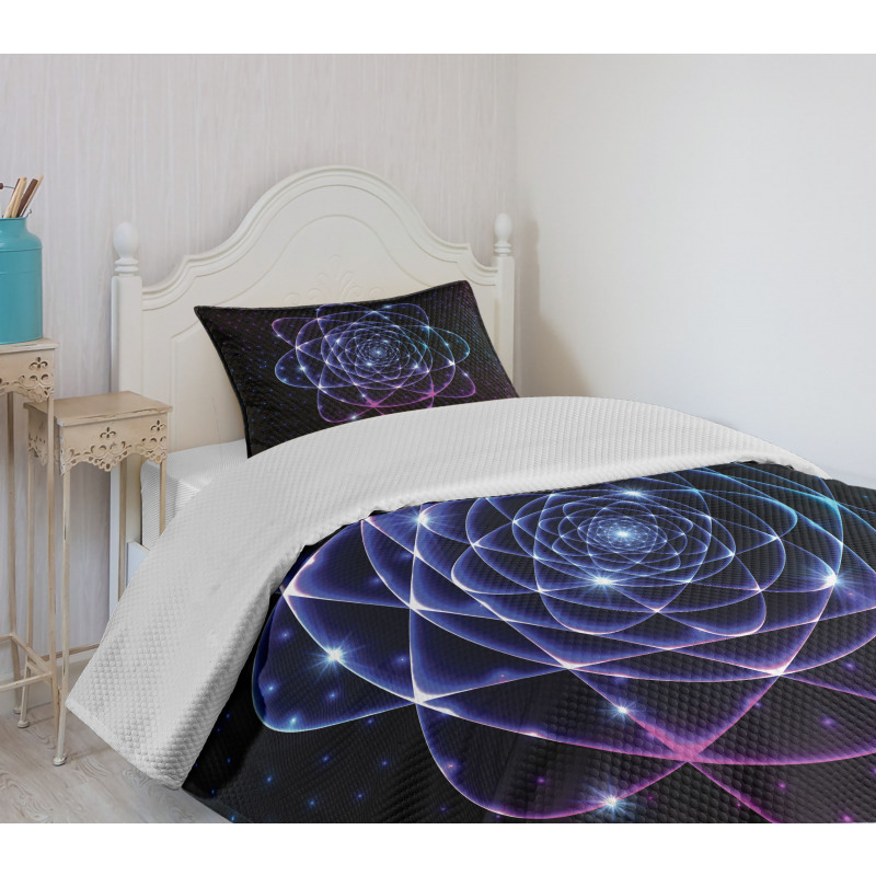 Universe Theme Stars Bedspread Set