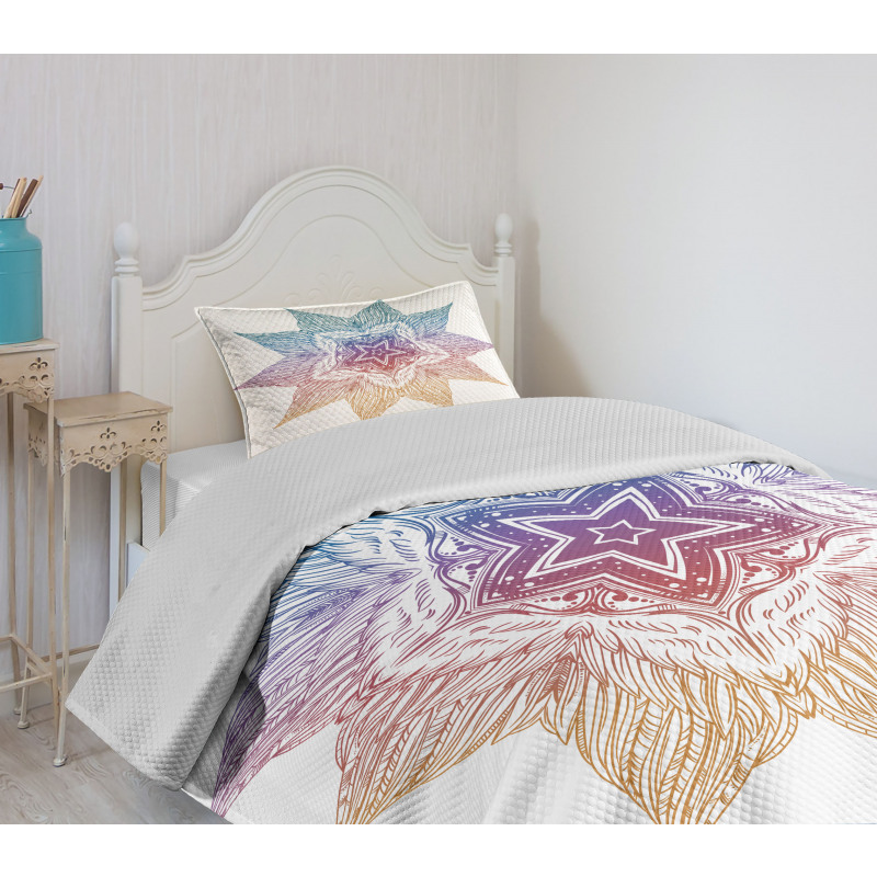 Mandala Composition Bedspread Set