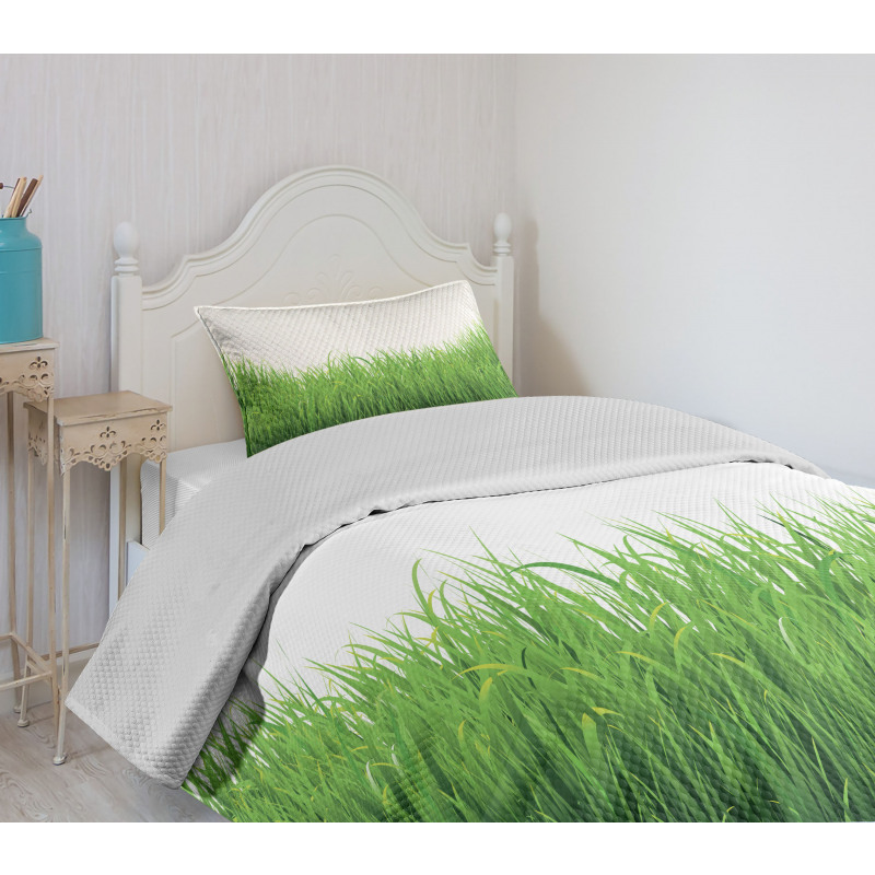 Spring Foliage Pattern Farm Bedspread Set