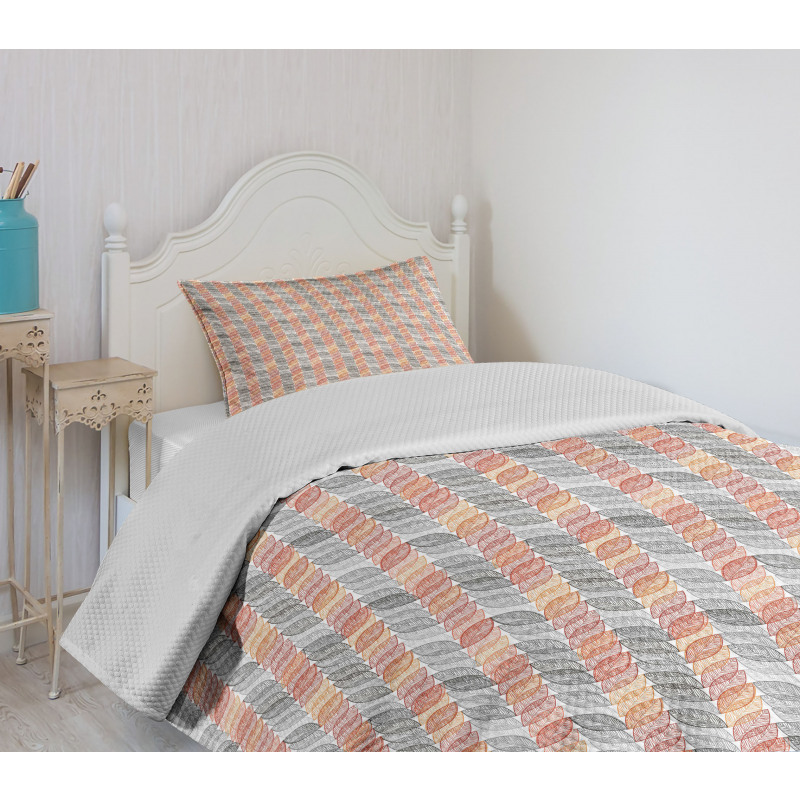 Abstract Nature Elements Bedspread Set