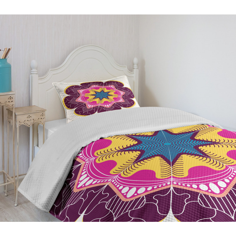 Vintage Motif Mandala Bedspread Set