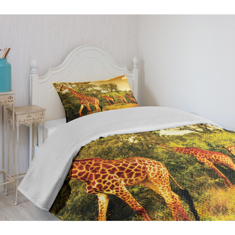 Safari Animals Bedspread Set