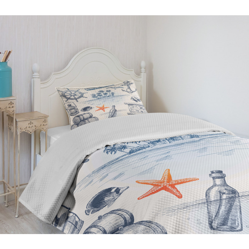 Adventure Tropical Island Bedspread Set