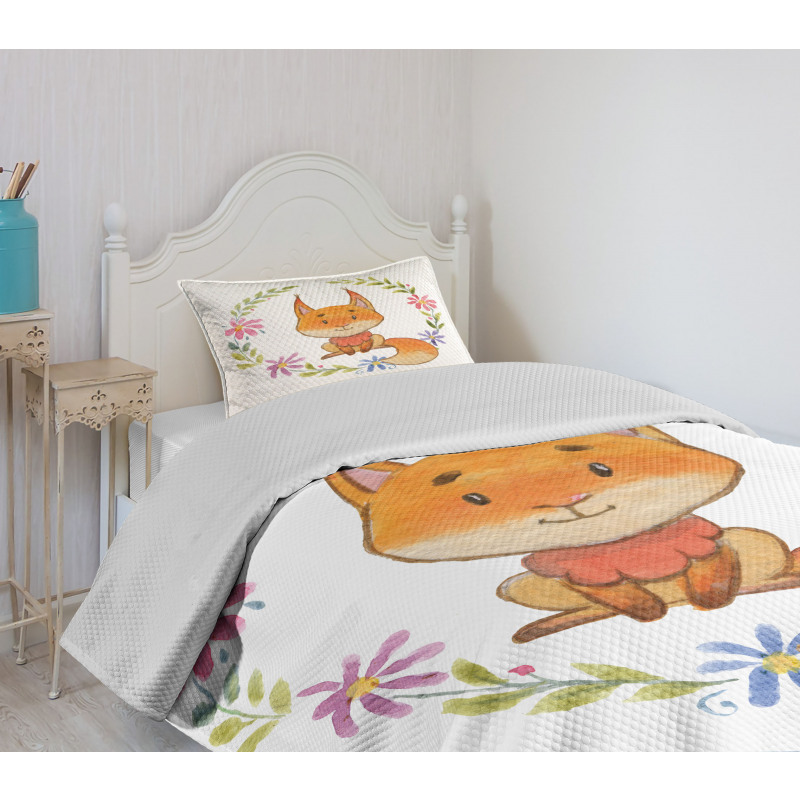 Forest Friend Floral Bedspread Set