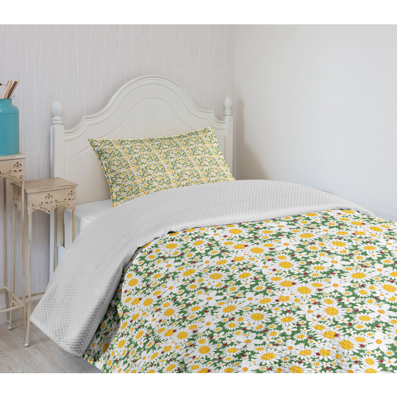 Daisy Flowers Chamomiles Bedspread Set