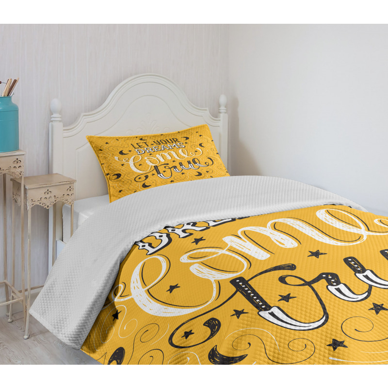 Let Your Dreams Come True Bedspread Set