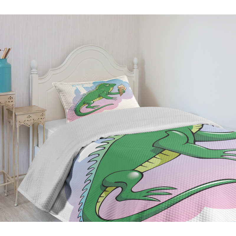 Animal in Nursery Cartoon Bedspread Set