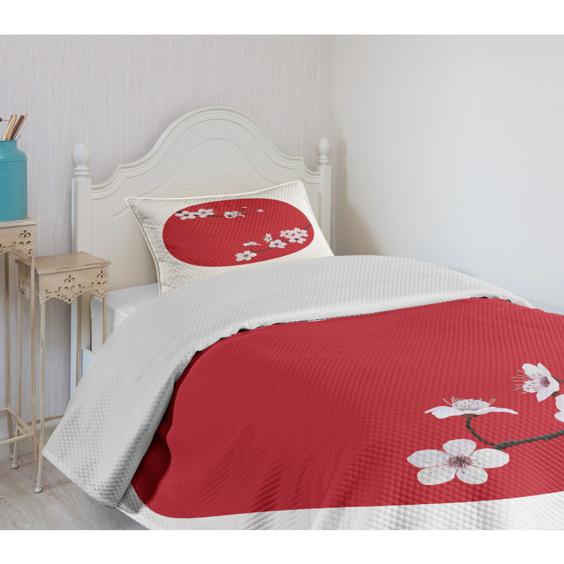 Orient Tree Cherry Bedspread Set