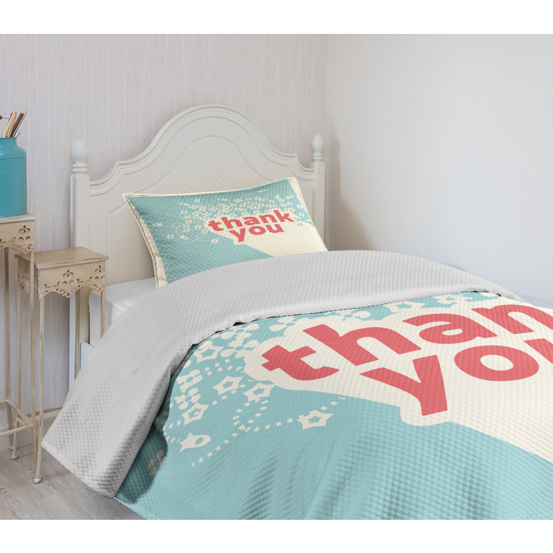 Tiny Stars and Rocket Bedspread Set