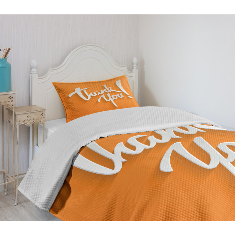 Curvy Joint Gratefulness Bedspread Set