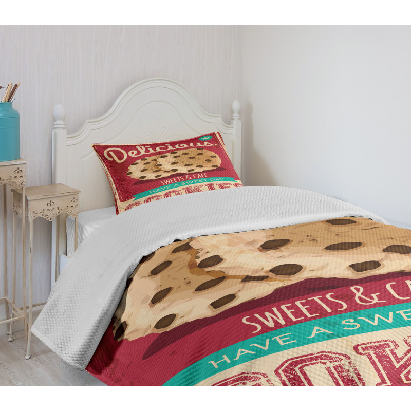 Chocolate Chip on a Poster Bedspread Set