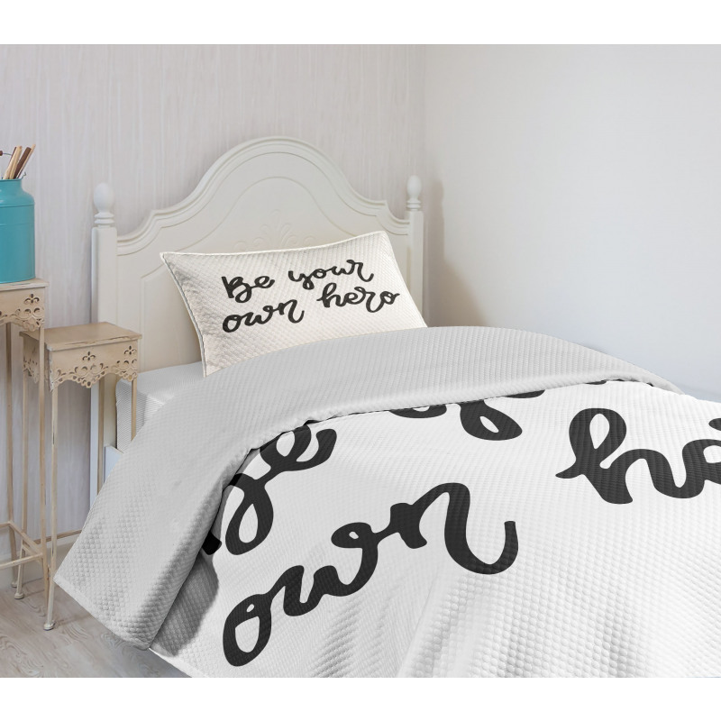 Be Your Own Hero Brave Bedspread Set