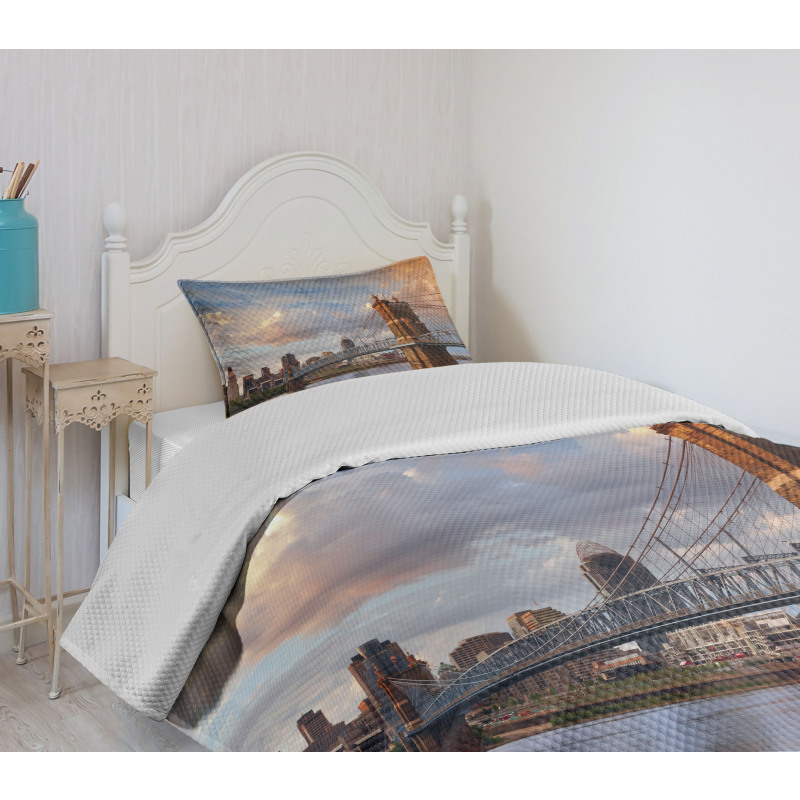 Architecture Busy Life Bedspread Set