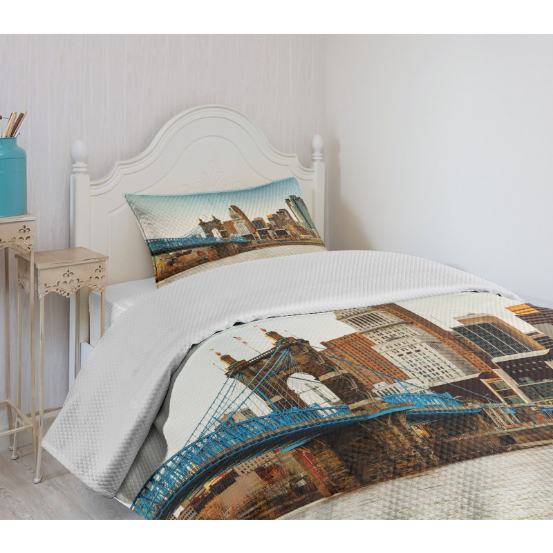 Citylife Panoramic Real Bedspread Set