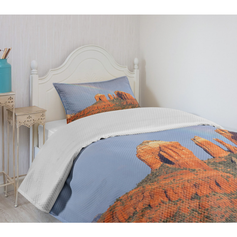 Rainbow Above Grand Canyon Bedspread Set