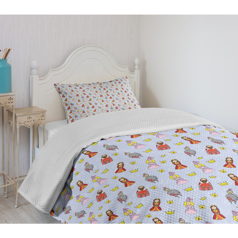 Princess Queen King Knight Bedspread Set