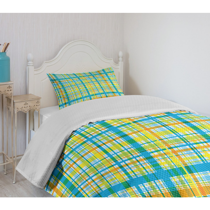 Traditional Scottish Layout Bedspread Set