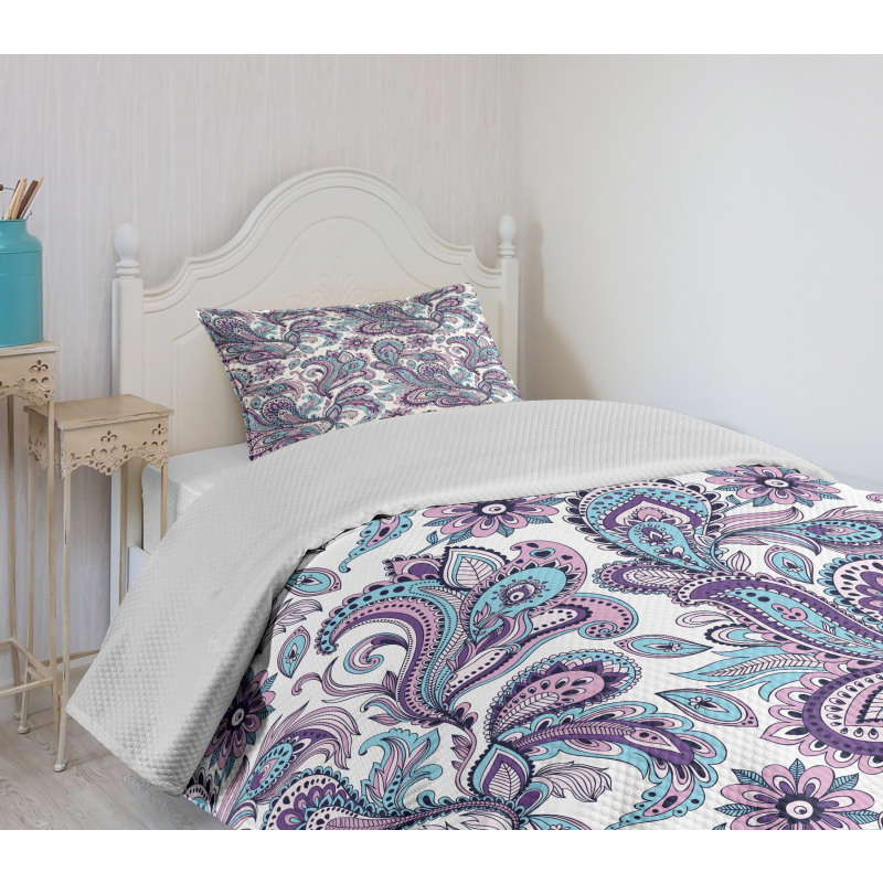 Bohemic Floral Country Bedspread Set