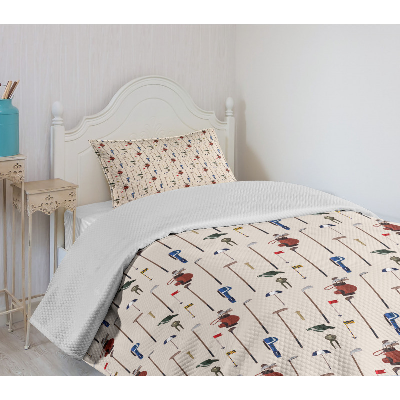 Club and Ball Sport Themed Bedspread Set