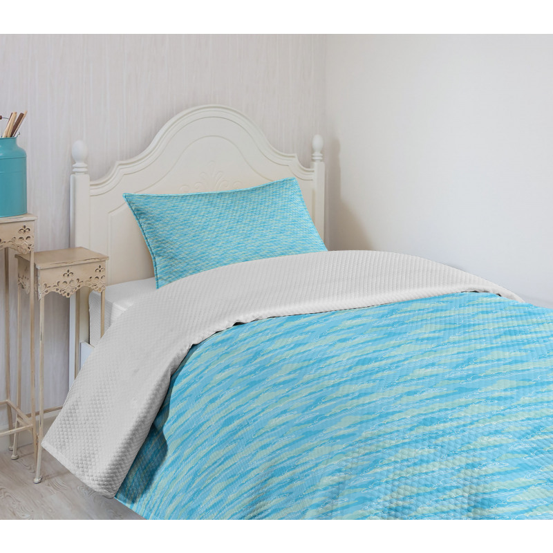 Outline Cumulus Spring Season Bedspread Set