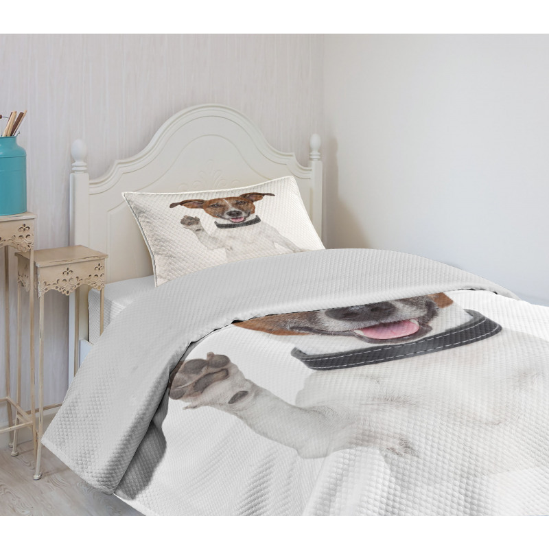 Baby Dog Animal Lover Bedspread Set
