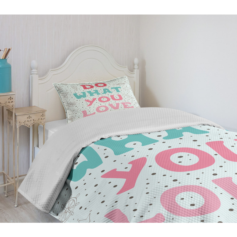 Ice Cream House and Rocket Bedspread Set