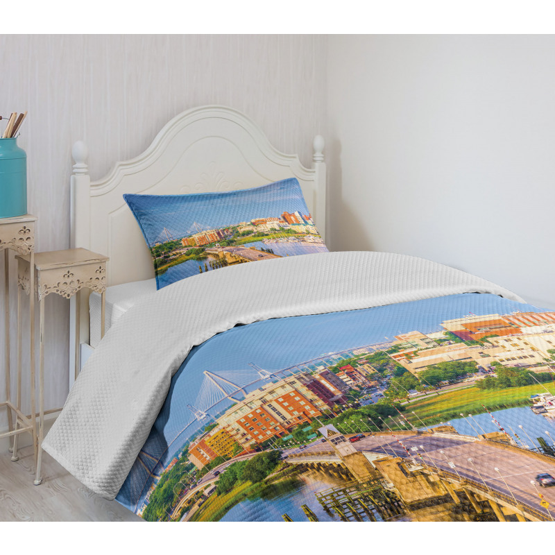 Spring Morning Scene Bedspread Set